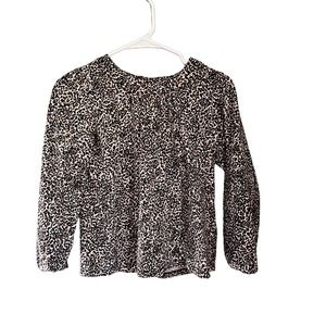 Old Navy Leopard Print XS Shirt
